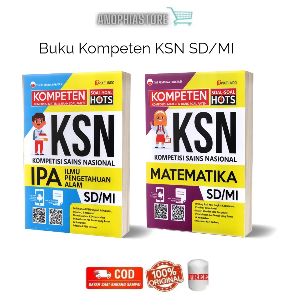 Buku KSN SD/MI : Kompeten KSN IPA MATEMATIKA SD/MI