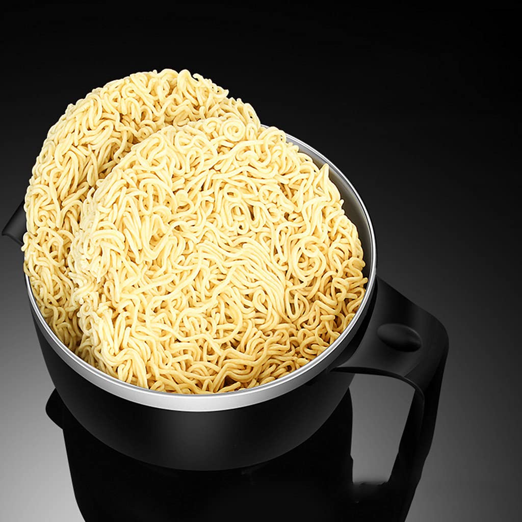 Bulat tempat makan mangkok mie instan bersegel stainless steel 304 ada 4 warna