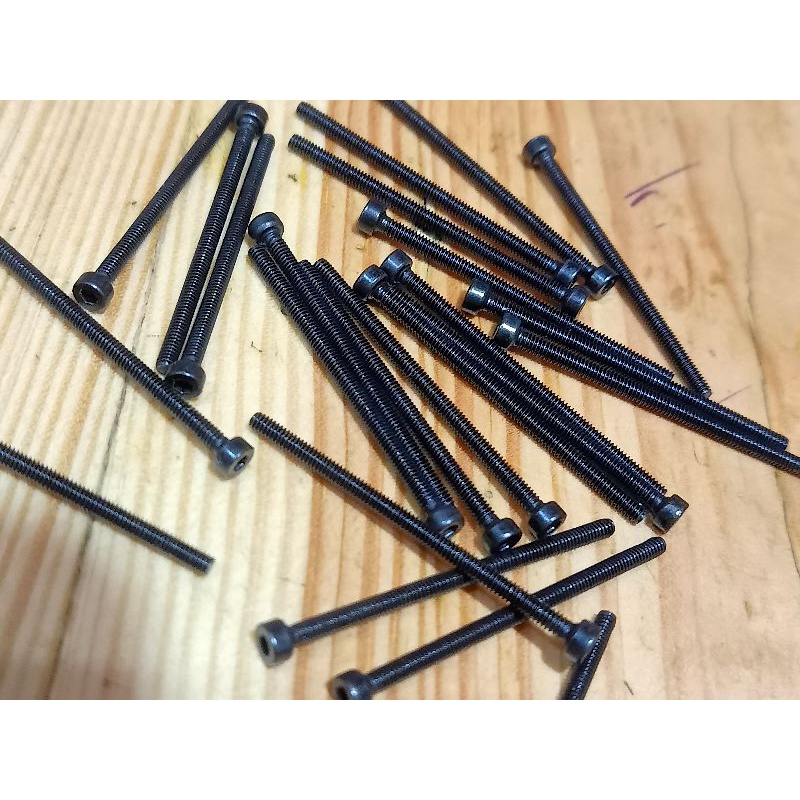 Baut L Baja hitam ( 2x30mm)
