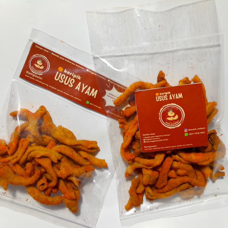 

Snack Ambyar Keripik Usus