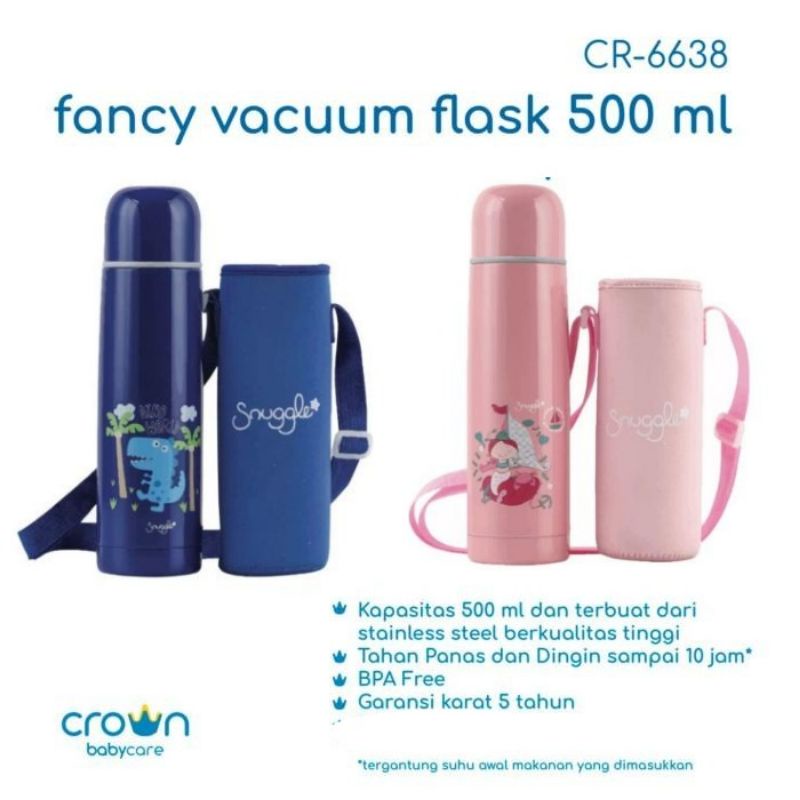 Crown - Snuggle Thermos Air Panas Dingin Baby 500ml/Termos bayi