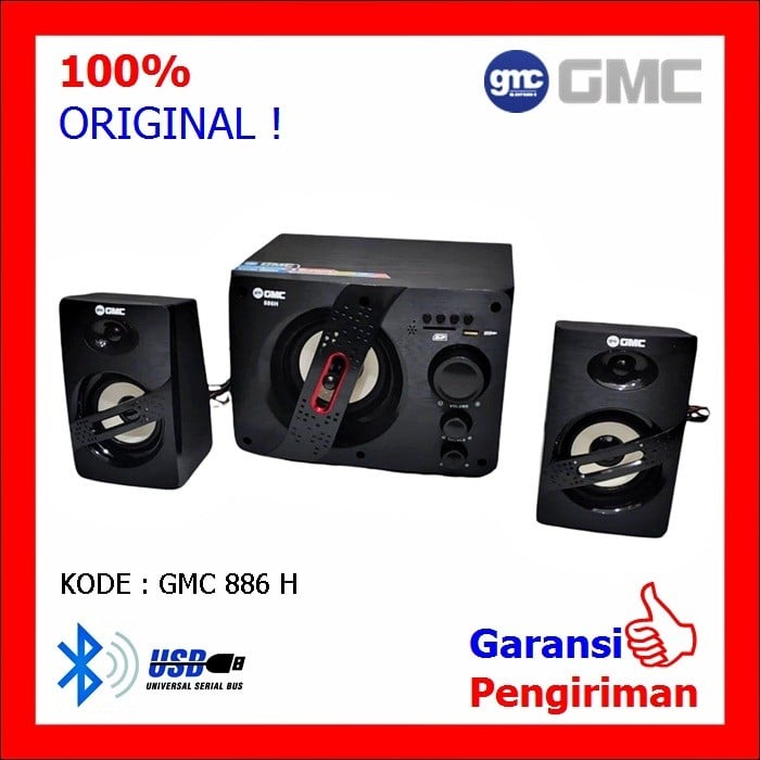 Speaker Aktif Bluetooth GMC 886 H