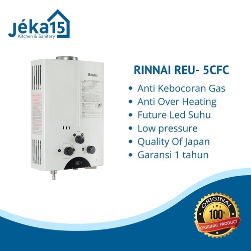 RINNAI PEMANAS AIR REU - 5CFC WATER HEATER GAS REU 5CFC