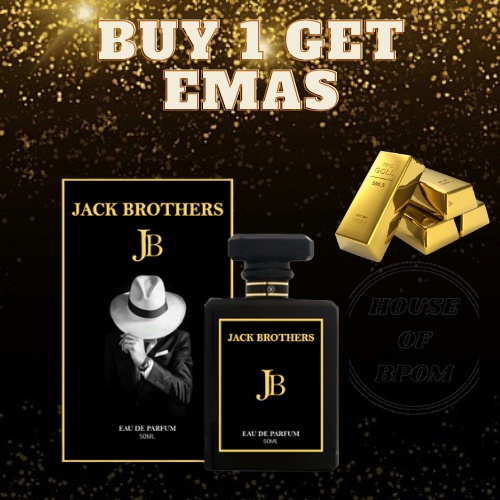 Parfume JackBrother PROMO BUY 1 GET EMAS