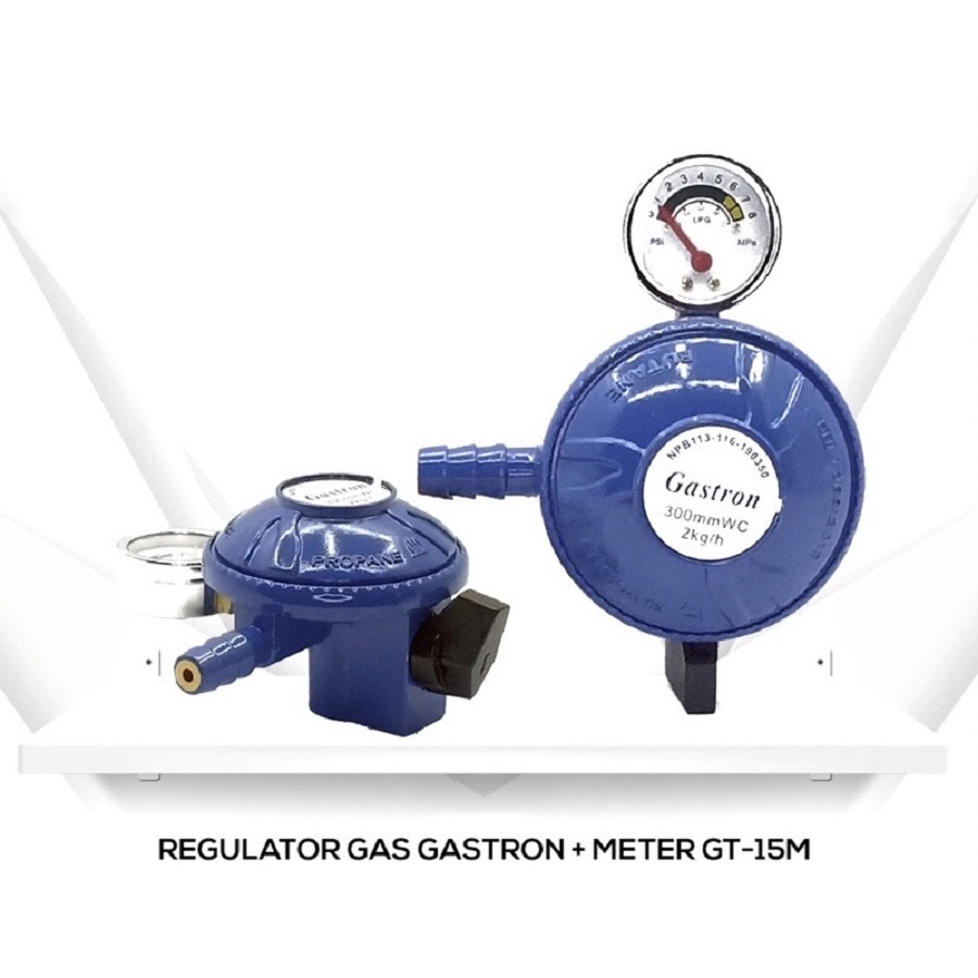 Regulator Kompor Gas Meteran Gastron Gt 15 M Kepala Regulator Gas Tekanan Rendah