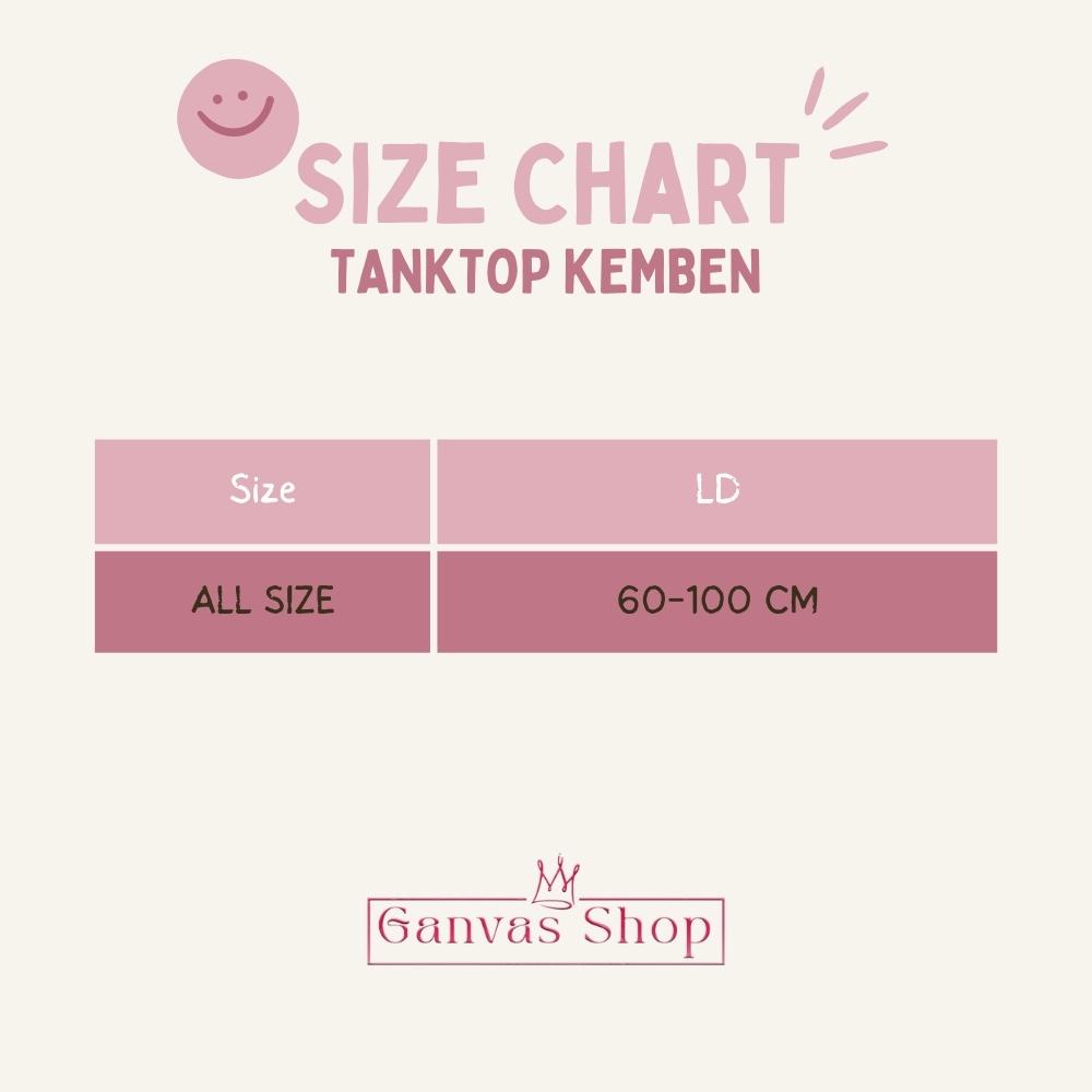 Korean Wrinkle tube Top Tanktop Kemben Tali Strape