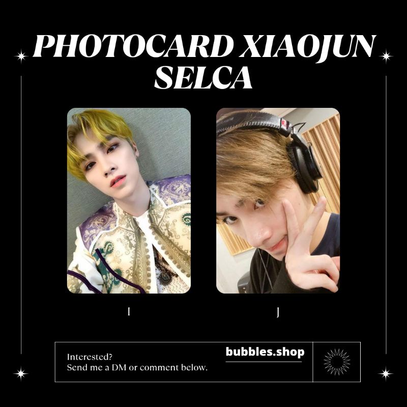 PHOTOCARD UNOFFICIAL XIAOJUN WAYV SELCA