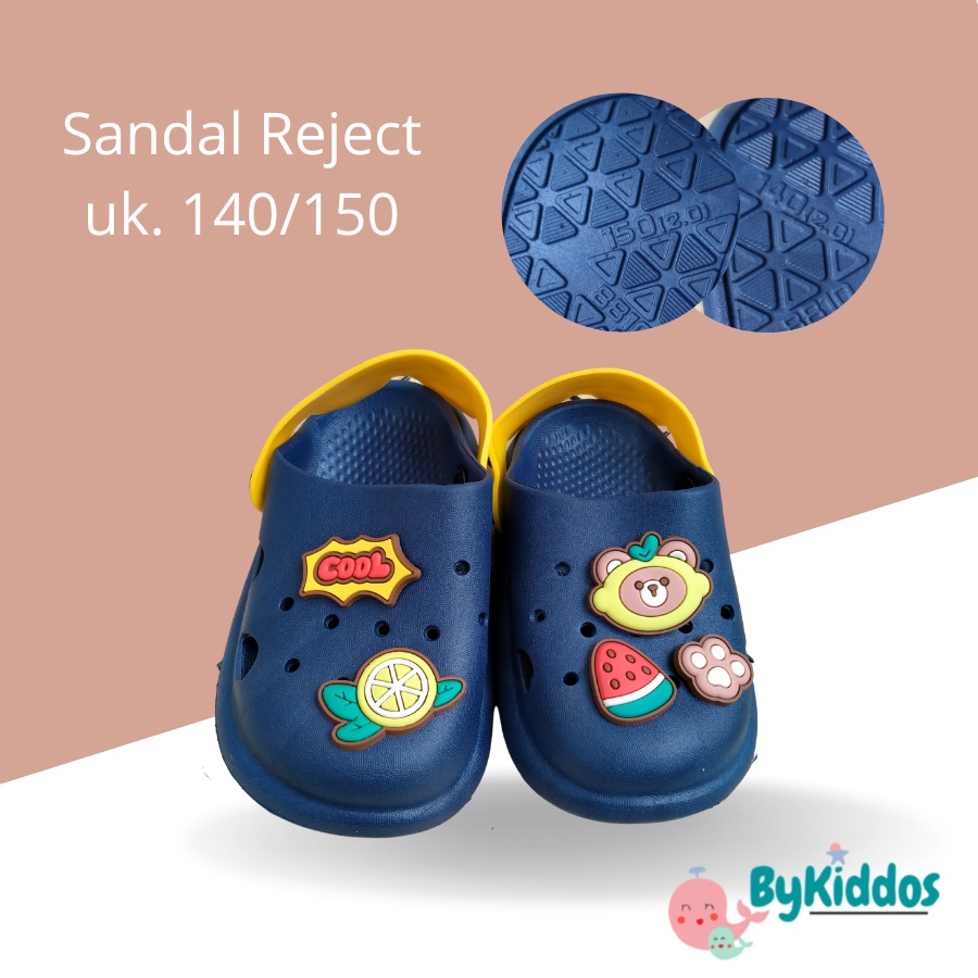 ByKiddos - Sandal Anak Bahan Karet Model Lucu Import (REJECT)