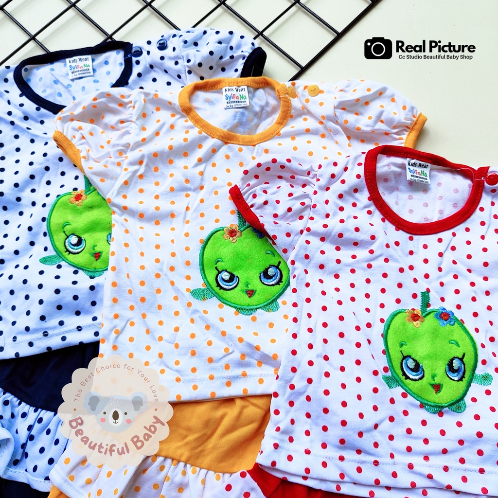 Dress Gaun Bayi Perempuan Motif Angsa usia 3 sd 18 Bulan / Rok Baju Bayi Perempuan / Baju Bayi Perempuan / Baby.ou_