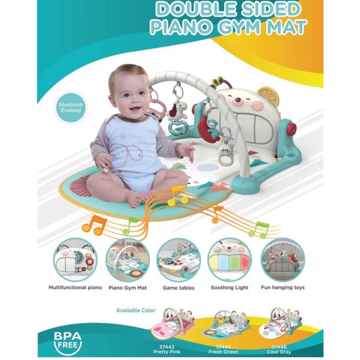 Ply Right Start Double Sided Piano Gym Musical Mat