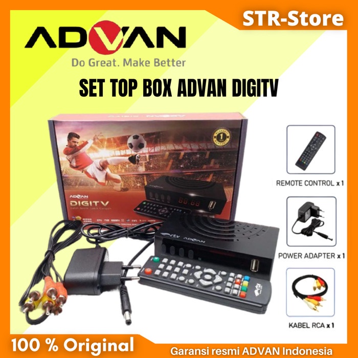 ✿ BISA COD✿ ADVAN SET TOB BOX DV3T2 ADVAN STB BOX TV DIGITAL ORIGINAL