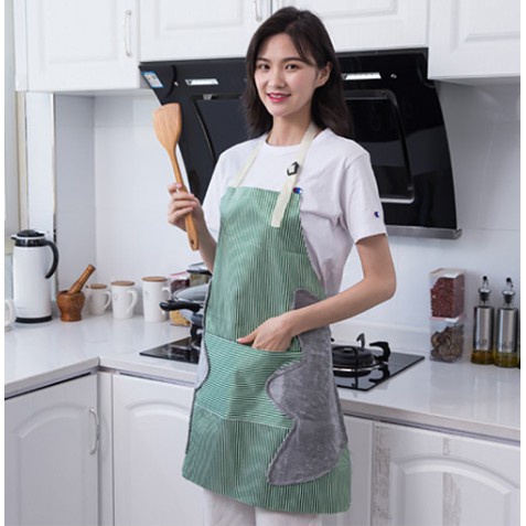 ⭐️𝐈𝐇𝐒 𝟎𝟑𝟐 𝐋𝐚𝐦𝐩𝐮𝐧𝐠⭐️Celemek Dapur Apron Masak Anti Air dan Minyak Waterproof Apron Premium Bisa Lap Tangan