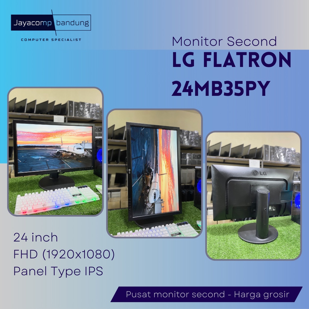 Monitor LED 24 inch LG Flatron 24MB35PY-B - IPS (Second Mulus)