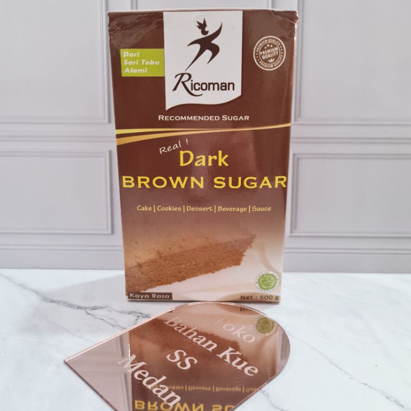 

(500gr) Ricoman Dark Brown Sugar