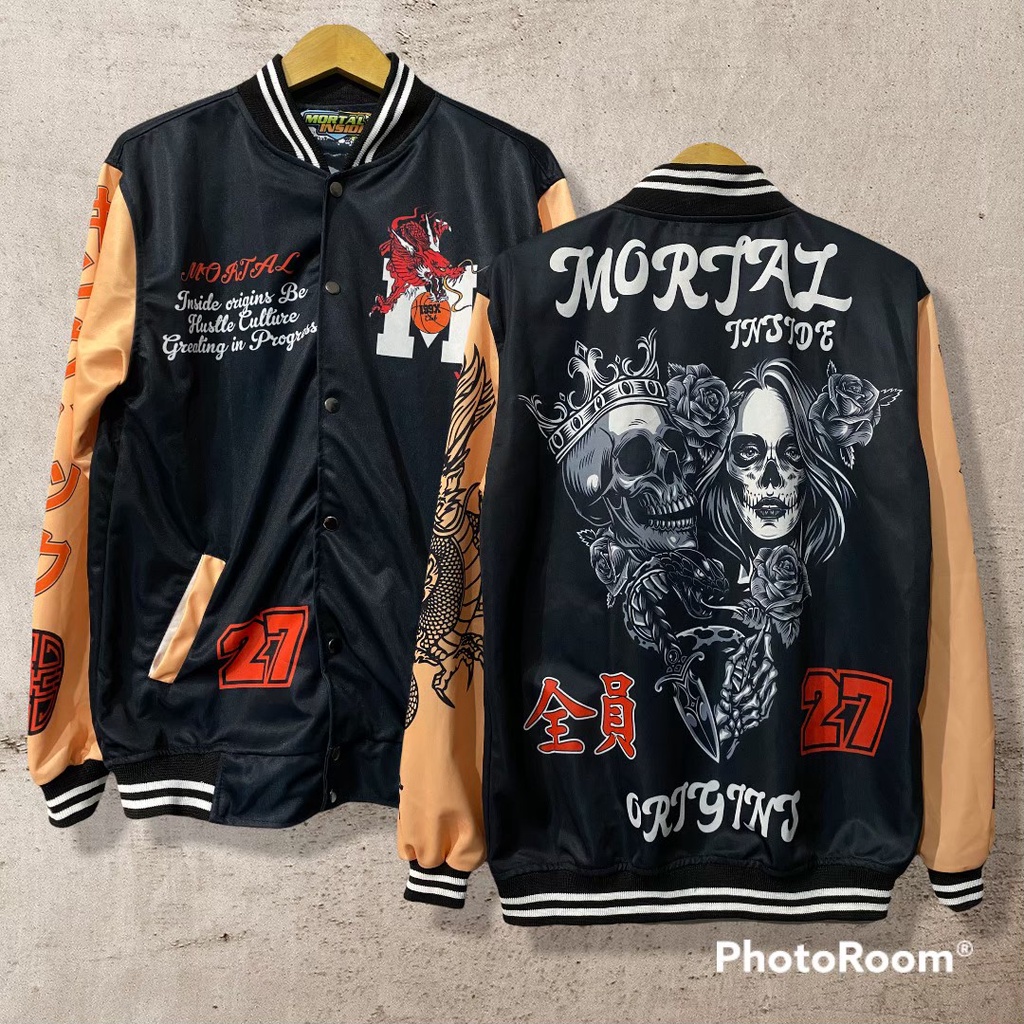 Jaket Varsity Baseball Memphis Origins Ronintora