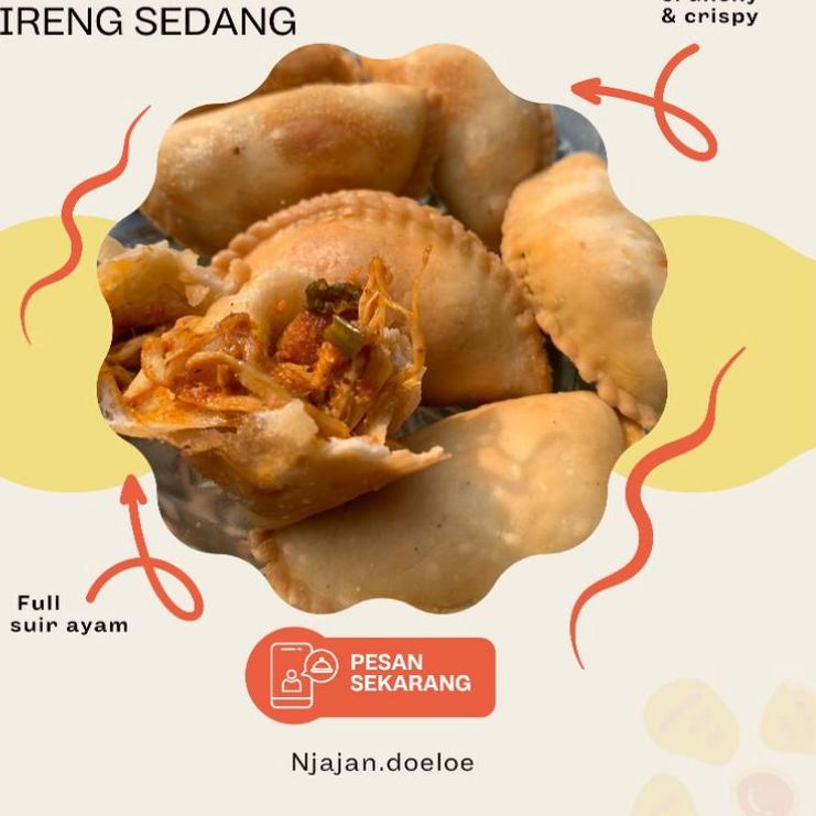 

Free Ongkir BEST SELLER Cireng Suir Ayam Kecil Isi 8 Njajan doeloe