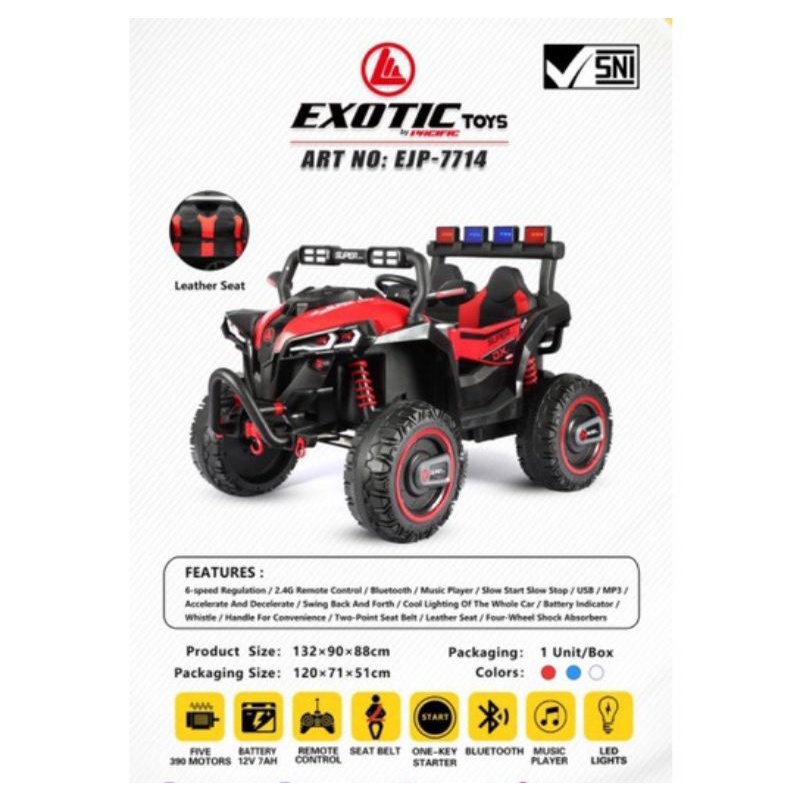 MOBIL AKI ANAK EXOTIC EJP 7714 + ban karet eva