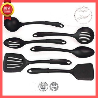 GOS -E201- Spatula 6 in 1 - Spatula Satu Set - Sutil Sodet Masak Untuk Tumis Rebus Paket -Spatula Set Isi 6pcs