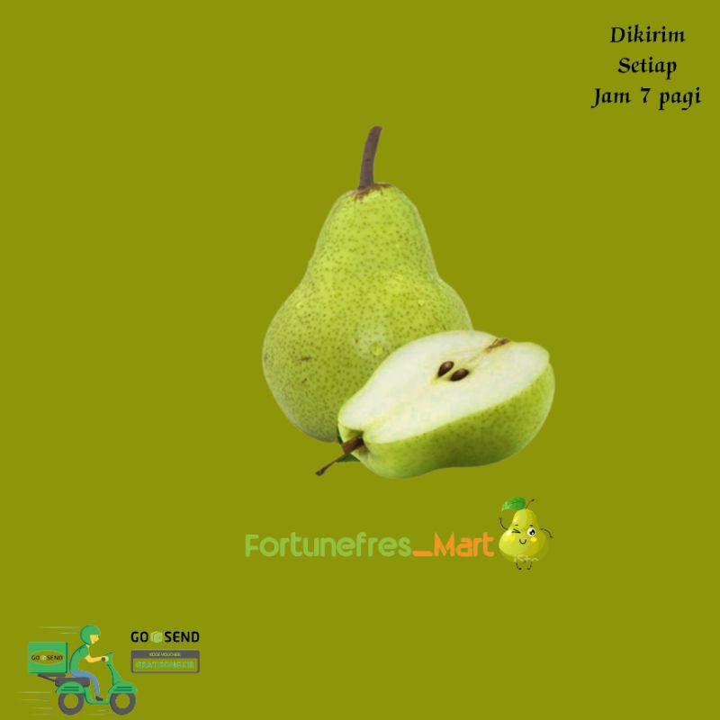 

PEAR HIJAU/PAKAM FRESH MURAH BANDUNG 500gram