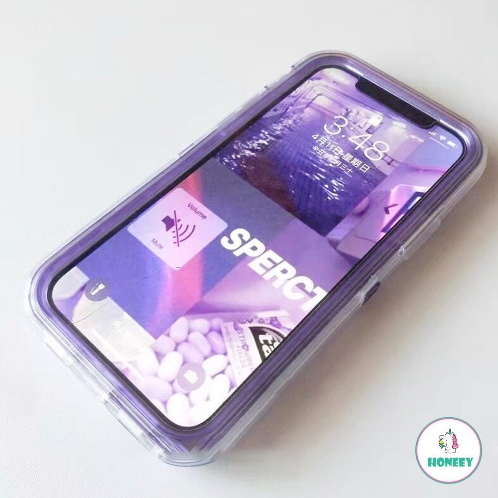 Soft Case TPU Shockproof Frame Bisa Dilepas Cover IPhone 14 13 12 11 Pro Max X Xs Max XR 8 7 Plus