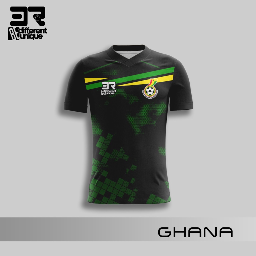 KAOS JERSEY SEPAK BOLA DUNIA GHANA -  / JERSEY BOLA / JERSEY SEPAK BOLA / KAOS BOLA  / JERSEY ANAK /