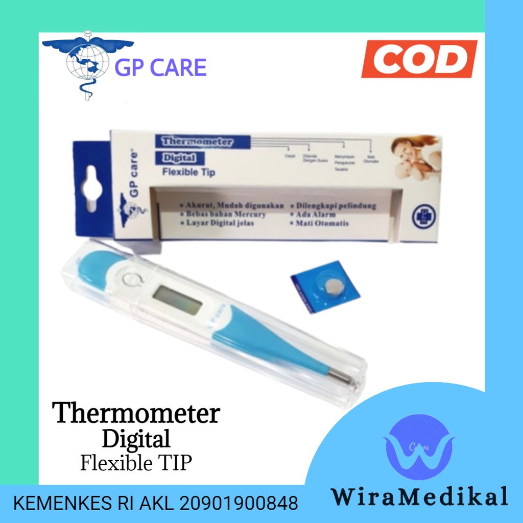 Termometer GP Care Flexible Digital Thermometer Alat Ukur Suhu Tubuh