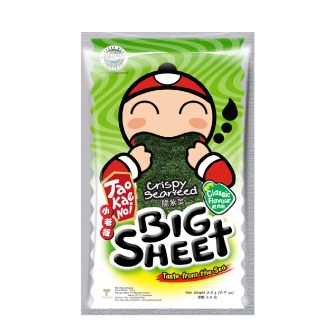 SNACK TAO KAE NOI BIG SHEET 3.2 GRAM CLASSIC ORIGINAL HOT SPICY CRISPY SEAWEED RUMPUT LAUT GARING CEMILAN ANAK GROSIR MURAH SNACK MAKANAN RINGAN