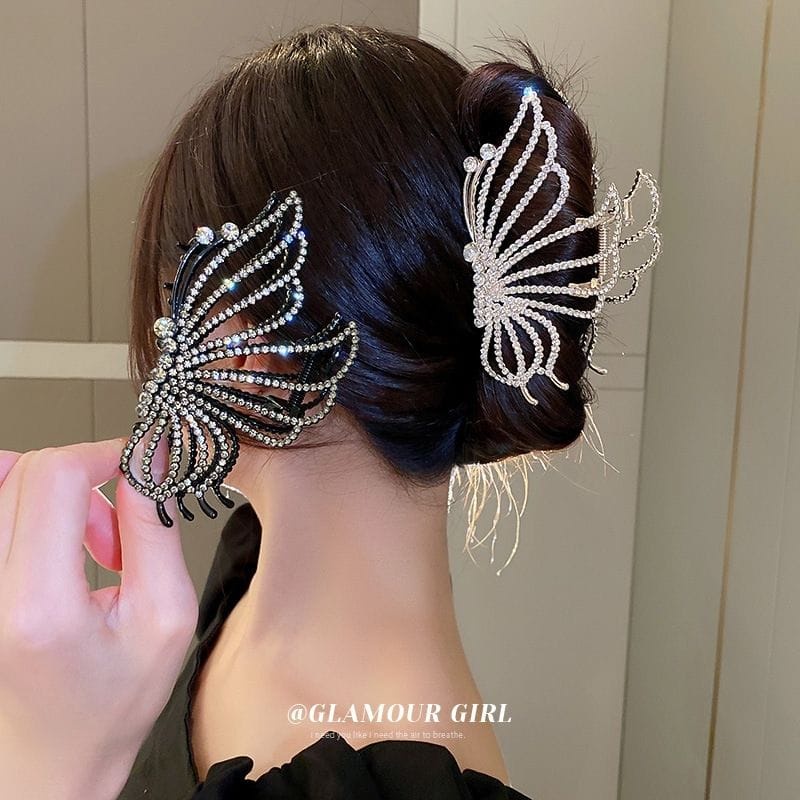 Jepit Rambut Korea Jedai Wanita pPremium Full Zikon KUPU2 Motif Baru High Quality Import