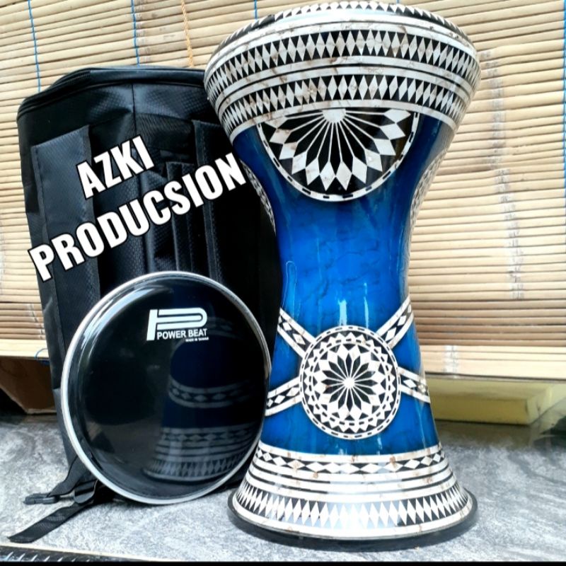 DARBUKA SOMBATI 9INC MOTIF FULSET + TAS⭐⭐⭐⭐⭐