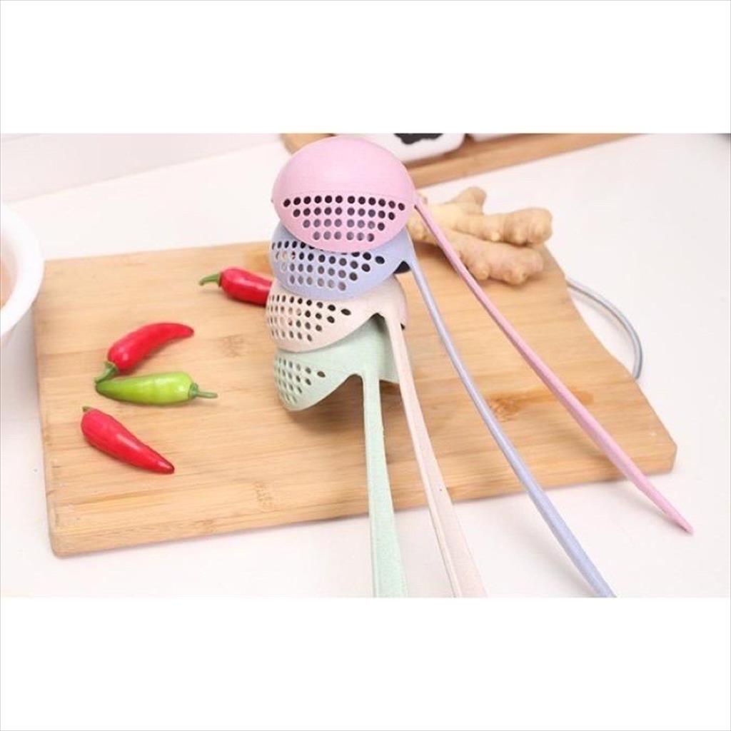 LS 977. Centong Kuah Sup Sop 2 In 1 Dengan Tirisan Sendok Saring Sayur Soup Centong Multifungsi Peniris Kuah Sop