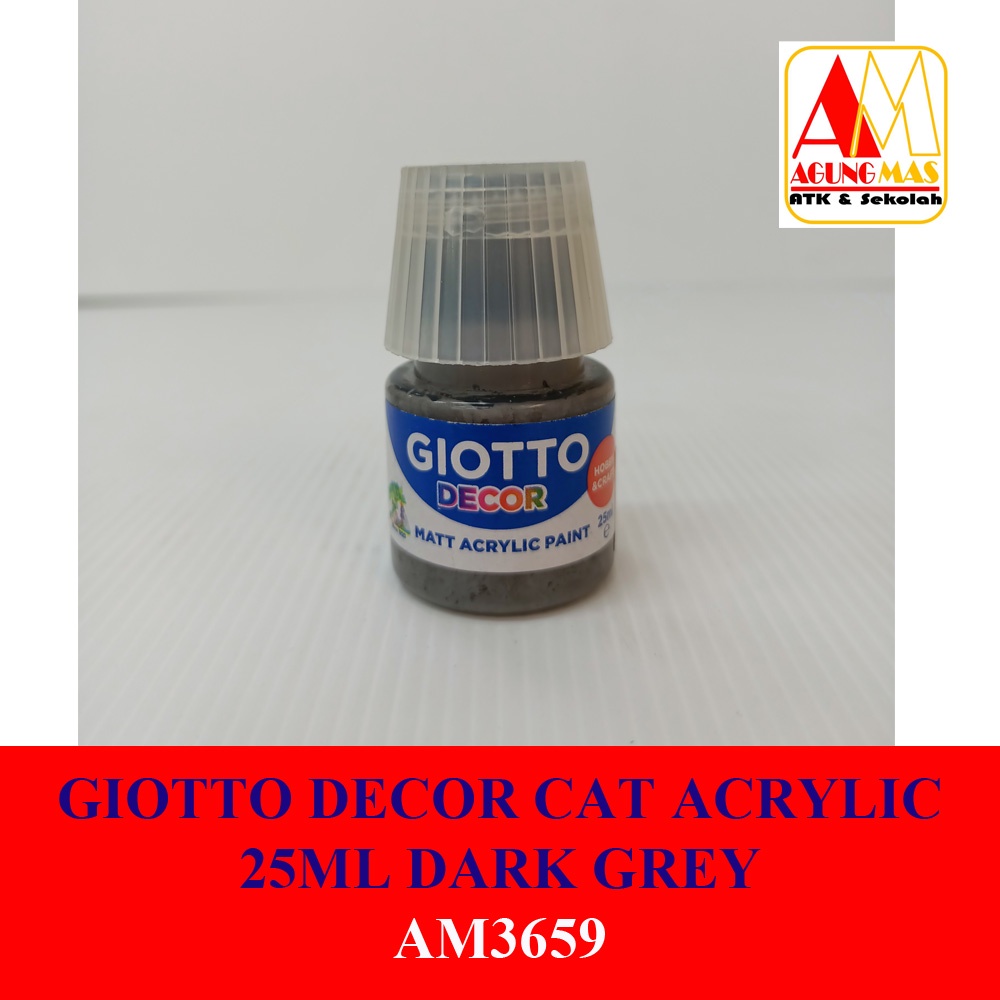 

GIOTTO DECOR CAT ACRYLIC 25ML DARK GREY