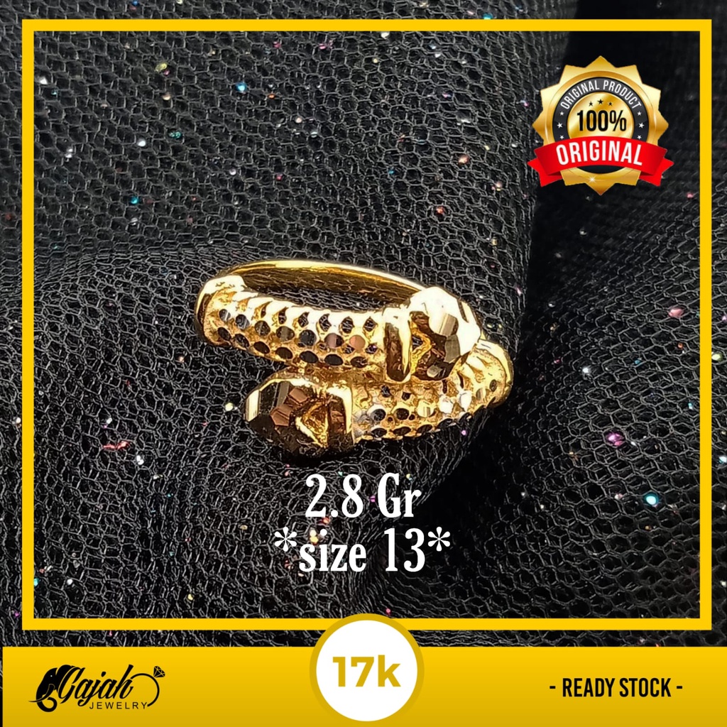 Cincin emas 17K - 2.8 gr kadar 750 - 4082