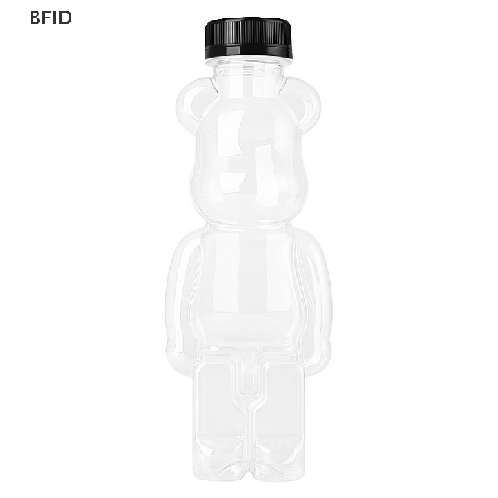 [BFID] Kartun Botol Teh Susu Wayang Beruang Berbentuk Transparan Menebal Botol Jus Kreatif Wayang Beruang Kekerasan Cangkir Susu Teh Milk Cup Water Bottle Botol Air Lucu [ID]