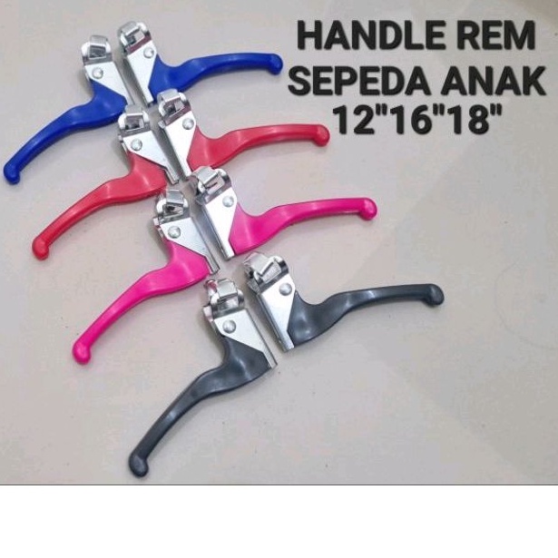 SEPASANG HANDLE REM BRAKE LEVER TUAS REM SEPEDA ANAK ANAK BMX ATAU MINI UKURAN SIZE 12 16 18 INCH HANDLE REM SEPEDA ANAK