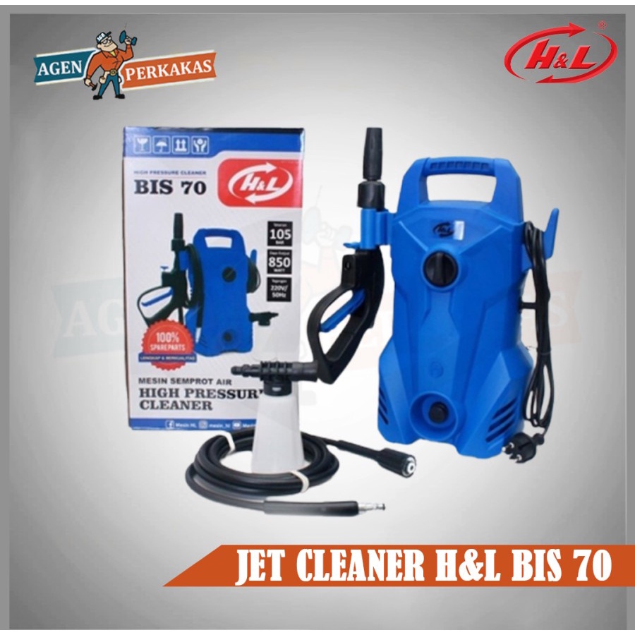 H&L BIS 70 Jet Cleaner Mesin Cuci Mobil Motor Listrik