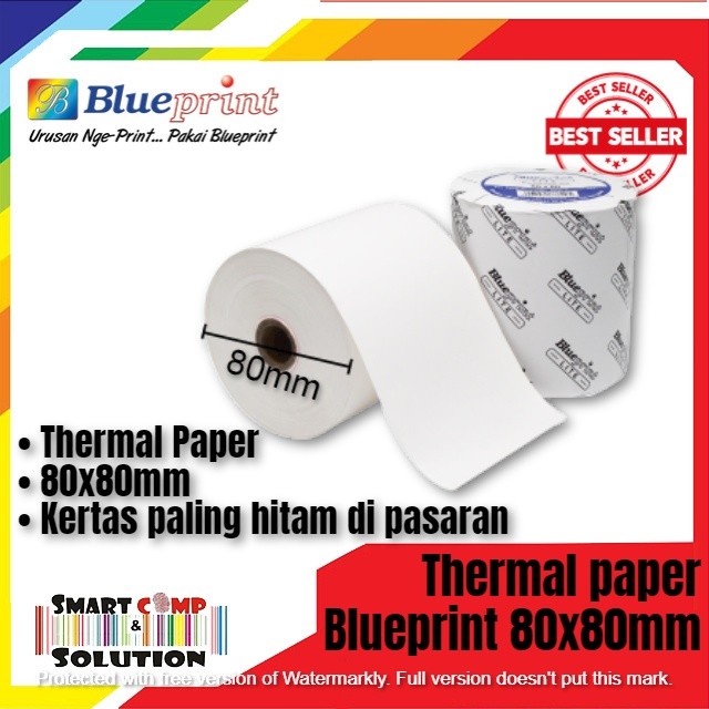 Kertas Printer Thermal 80x80mm Unicorn