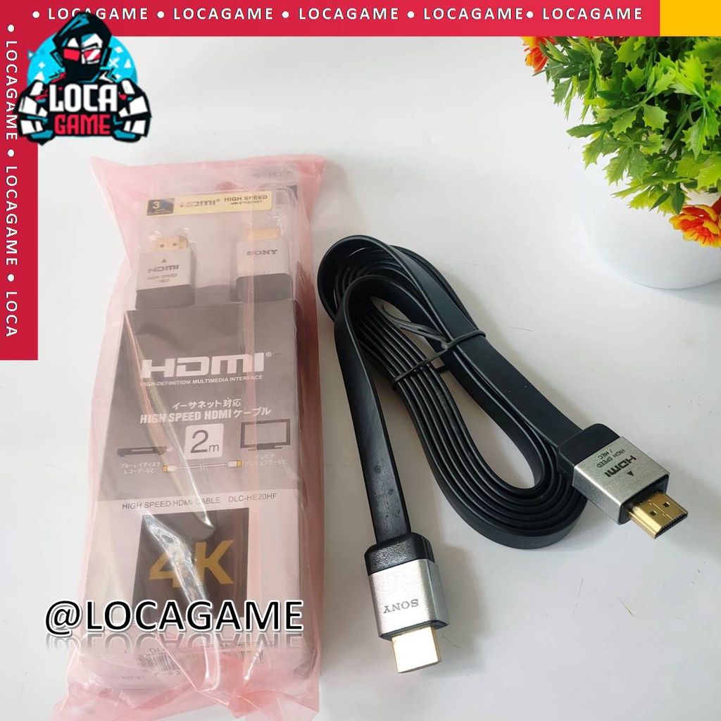 KABEL HDMI HIGH SPEED HDMI RESOLUSI 4K MERK SONY UNTUK PS3 PS4 PS5 DLL