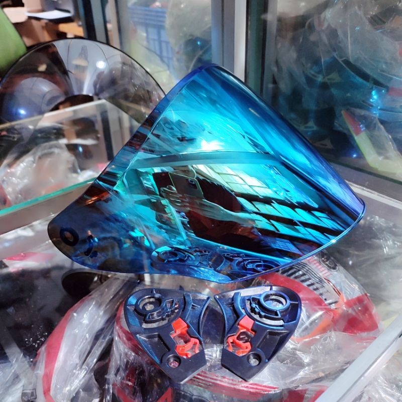 Kaca visor iridium  kyt venom open KYT dj maru Ink centro KYT galaxy / kyt galaxy flat r / flat visor kyt dj maxi iridium kyt galaxy flat r  Bisa dipasang helm Jitsu js1