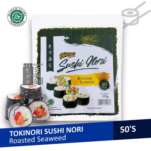 

Tokinori Sushi Nori Rumput Laut Sakao Nori Kering HALAL