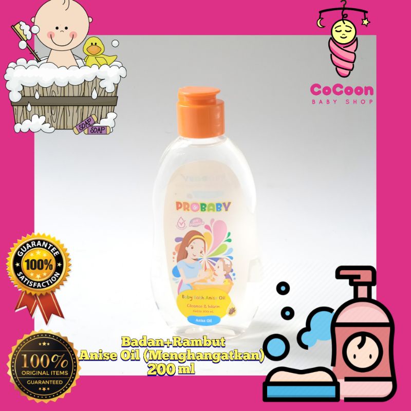 Sabun Badan Bayi Pro Baby Probaby Baby Bath Anise Oil 200 ml