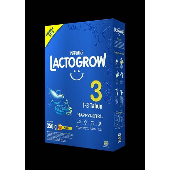 LACTOGROW 3 VANILA / MADU 350GR