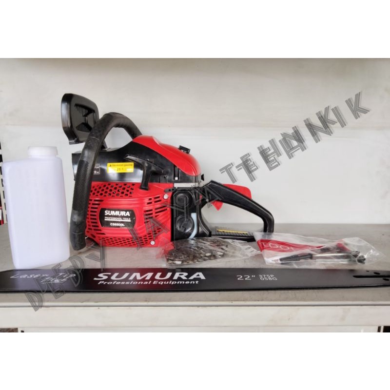 Mesin Gergaji kayu chainsaw sumur 22inch laser tip Chainsaw