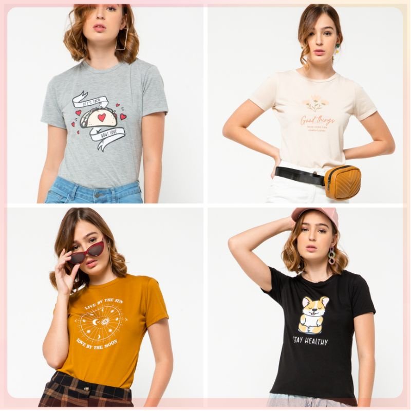 Colorbox tshirt kaos lengan pendek original