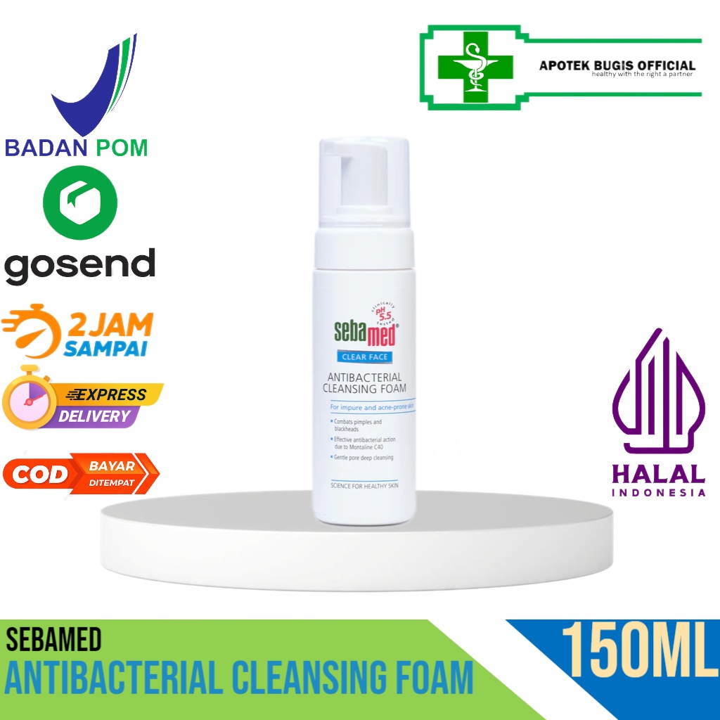 Sebamed Clear Face Antibacterial Cleansing Foam 150 ml