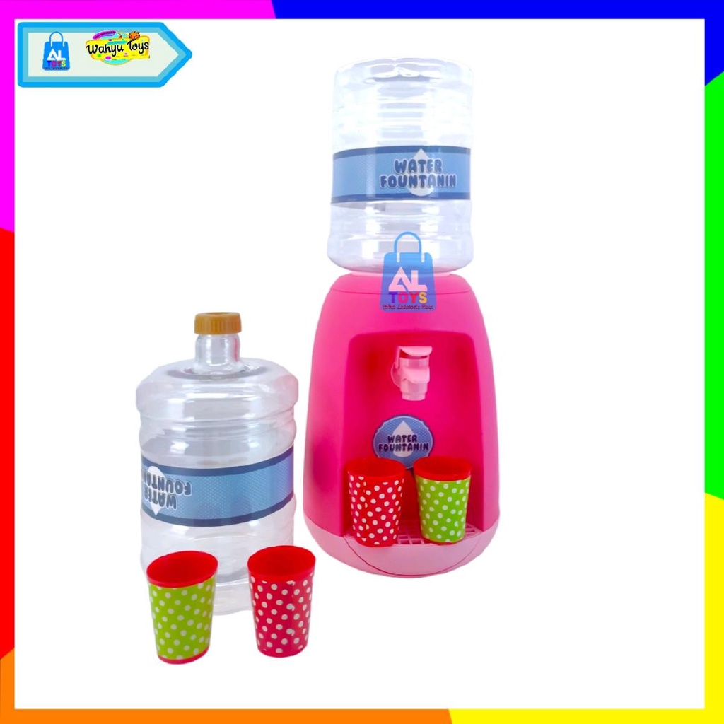 MAINAN MINUM SET GELAS GALON DISPENSER JUMBO / MAINAN ANAK PEREMPUAN GALON DISPENSER SET