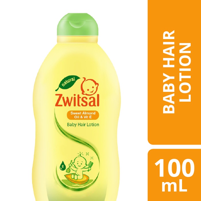 ZWITSAL BABY HAIR LOTION SWEET ALMOND OIL & VIT E 100ML