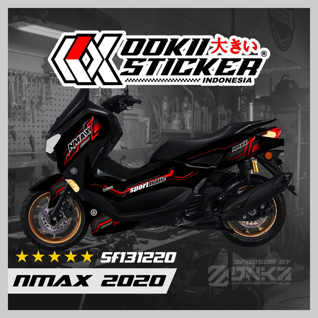 Stiker Nmax 2020 Decal Striping Nmx 2020 Premium Racing SF131220 OOKIII