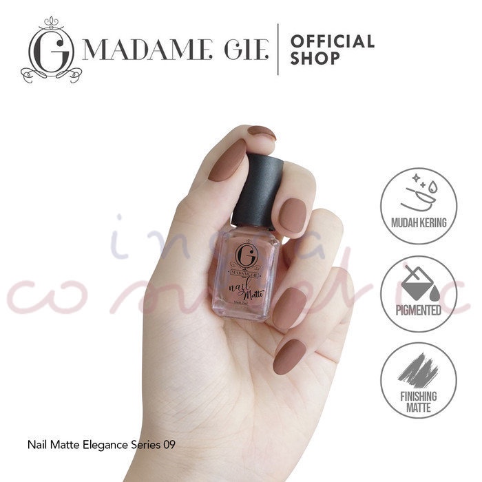 Madame Gie Nail Matte Elegance Series (Satuan) - MakeUp