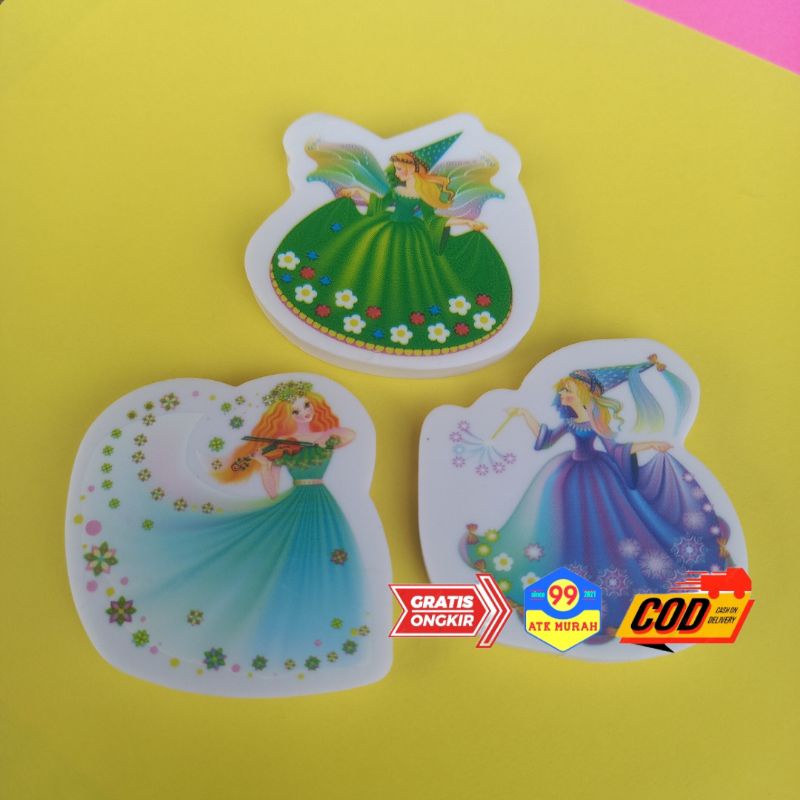 ERASER KARAKTER 24pcs/stip pensil/setip/penghapus gambar/steap