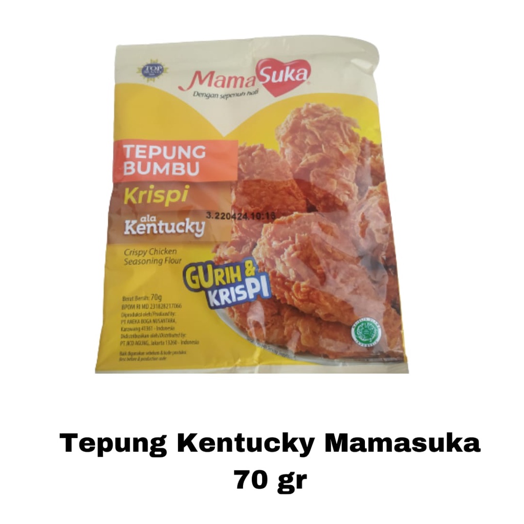 

Tepung Kentucky Mamasuka Crispy 70 gr